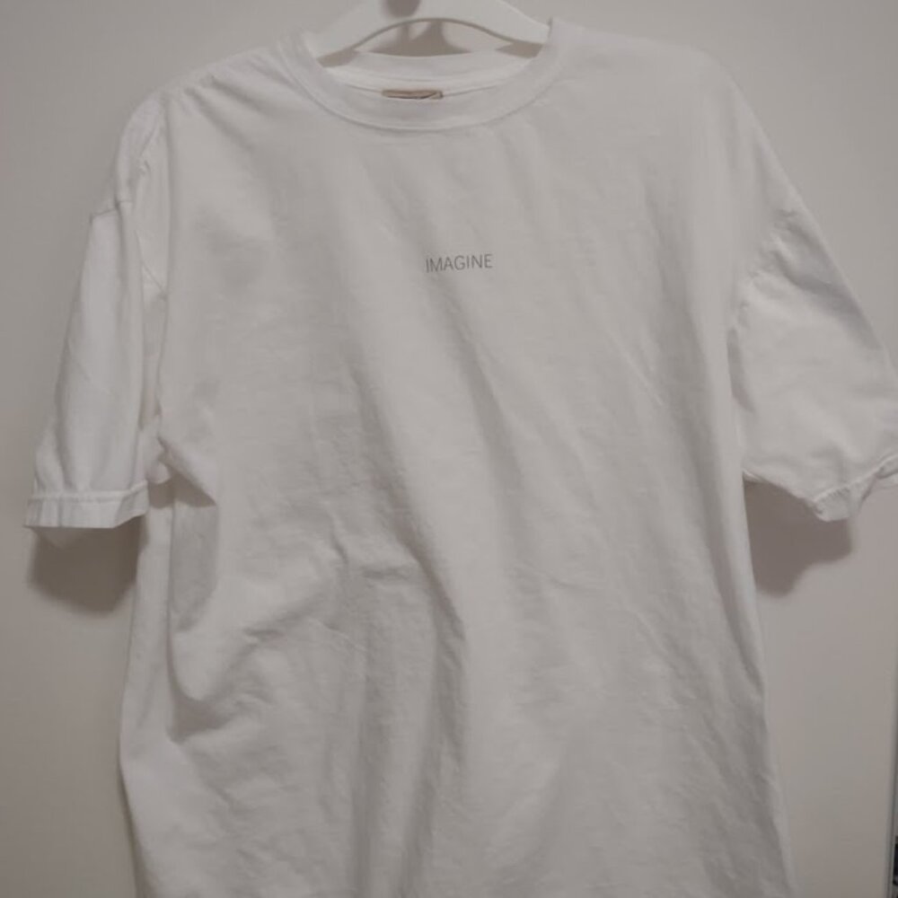 Alternative Apparel - L - White Graphic Tee